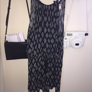 black and white pattern romper